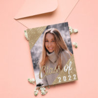 Glam Lila Gold Glitzer Border Foto Abschluss