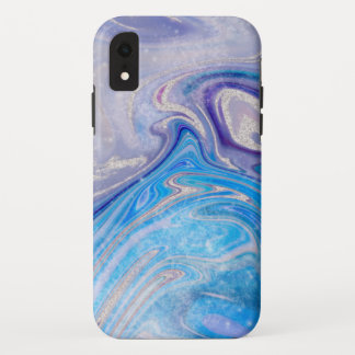 Glam lila Silbermor aus  Glitzer Case-Mate iPhone Hülle