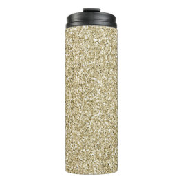 Glam Luxe Gold Glitzer Thermosbecher