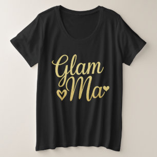 Glam Ma Cœur Or Maman Grand-mère Fête des Mères