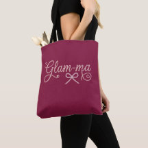 Glam-ma Pearl Schrift Großmutter-Tasche