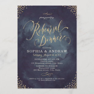 Glam-Nachtgold-Probe Einladung