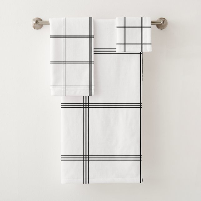 Glam noir blanc minimal n° 1 (En situation)