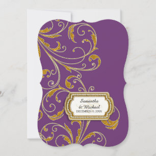 Glam Old Hollywood Regency Black Krawatte Event St Einladung