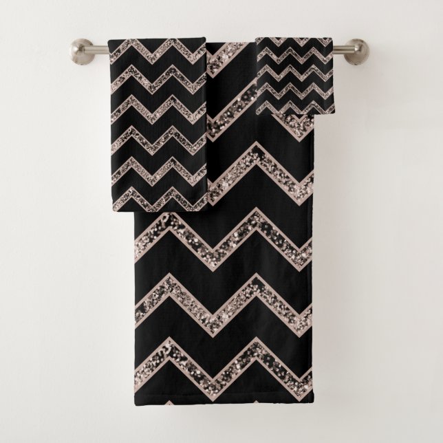 Glam Parties scintillant Chevron #3 (En situation)