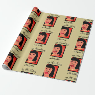 Glam Pearls Avatar Birthday Wrapping Paper Geschenkpapier