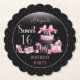 Glam Pink Black Fashion Sweet 16 Birthday Party Untersetzer (Vorderseite)