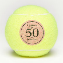 Glam Pink & Black Personalisiert 50 & Fabulous