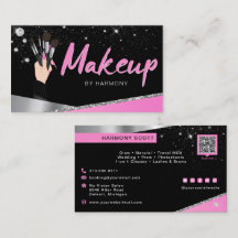 Glam Pink Silver Diamonds Makeup Artist MUA