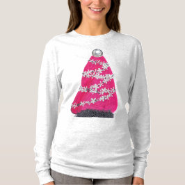 Glam Pink Weihnachtsbaum T-Shirt