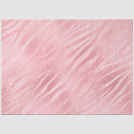Glam Pink Zebra Print Seidenpapier