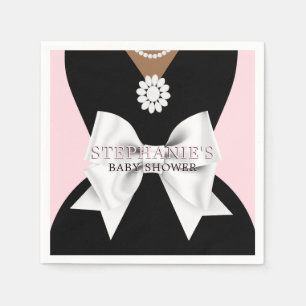 Glam Pinkes Ethnisches Fantasie-Thema Baby-Shower Serviette