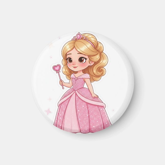 Glam Princess-Vinyl Magnet (Vorne)