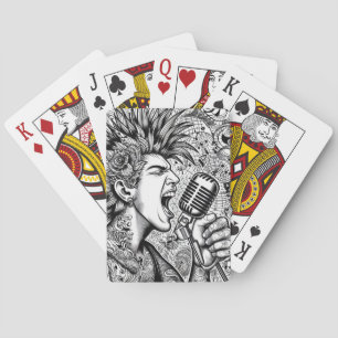 Glam Punk Rock Rockabilly Spielkarten