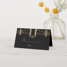 Glam Roaring 20's Great Gatsby Wedding Platzkarte