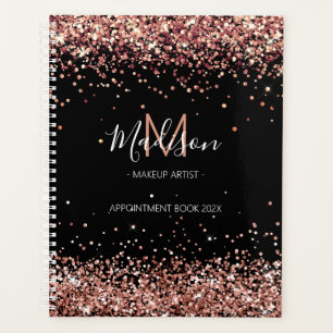 Glam Rose Gold Rendez-vous Book   Planificateur