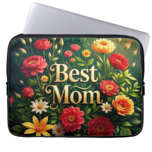 Glam Schöne Blume für den Muttertag Laptopschutzhülle