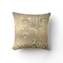 Glam Sepia Gold Animal Python Schlange Haut