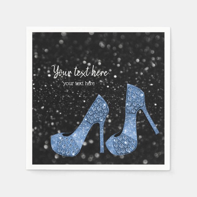 Glam Shoes High Heels für jeden Anlaß Serviette (Vorderseite)