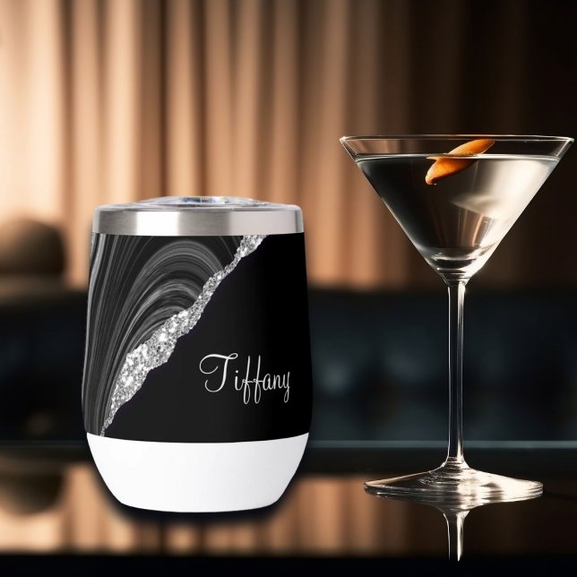 Glam Silver Glitzer Black Festive (Von Creator hochgeladen)