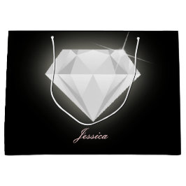 Glam Sparkle Solitaire Diamond Black  Große Geschenktüte