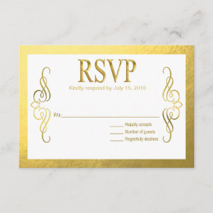 Glam Tourbillonnant fleurir or huile RSVP or bla