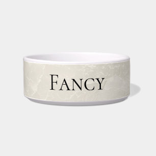 Glam White Ivory Pearl Napf