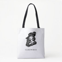 Glam Woman with Cat Fashion Illustration