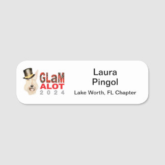 GLaMalot 2024 Name-Abzeichen Namensschild