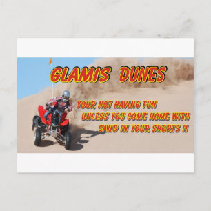 GLAMIS DUNES POSTKARTE