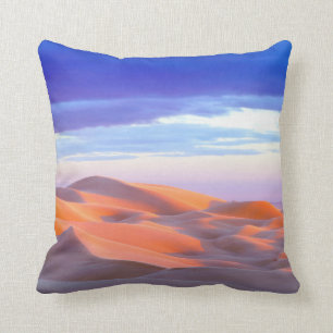 Glamis Sand Dunes bei Sonnenuntergang Kissen