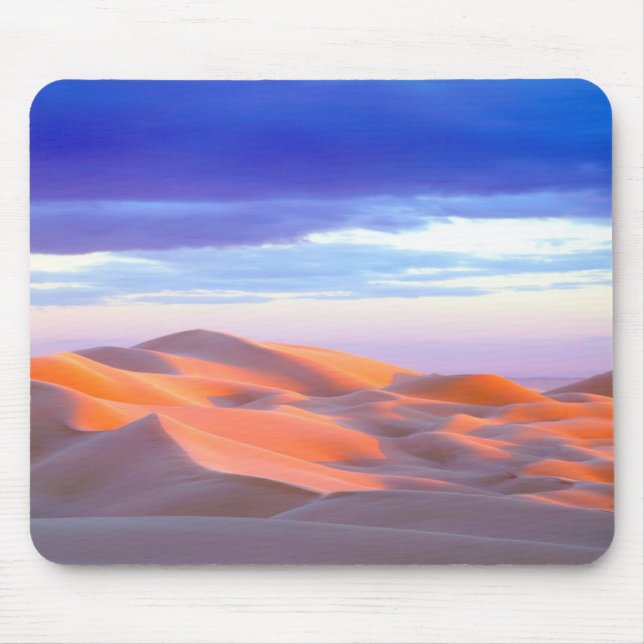 Glamis Sand Dunes bei Sonnenuntergang Mousepad (Vorne)