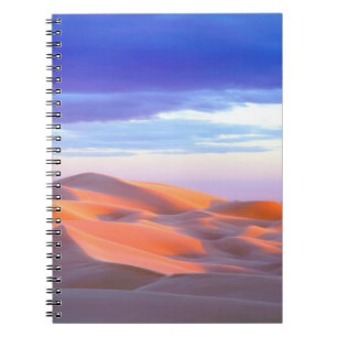 Glamis Sand Dunes bei Sonnenuntergang Notizblock