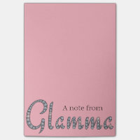 Glamma bling Post-it-Zettelauflage