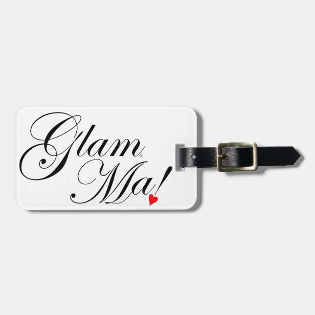 GlamMa Gepäckanhänger (Vorderseite horizontal)