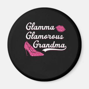 Glamma Glamour Grandma Muttertag Magnet