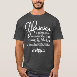 Glamma großartiges Geschenk für Grandmas, Nanas, M T-Shirt