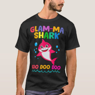 GlamMa Shark Geschenk Niedlicher Baby Shark Funny  T-Shirt