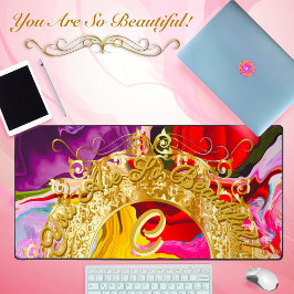 Glamme d'or Motivation initiale C Monogramme Abstr