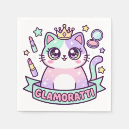 Glamoratti Katze Serviette