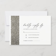GLAMOROUS COPPER SILVER DOTS MOSAIC UAWG