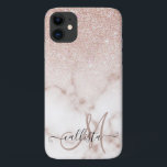 Glamorous Rose Gold White Glitter Marble Gradient Case-Mate iPhone Hülle<br><div class="desc">Dieses elegante und mädchenhafte Design ist perfekt für die trendige und stilvolle Mode. Es verfügt über ein Imitat gedruckt Rose Gold funkelnd Glitzer ombre Farbverlauf auf einer Rose rosa und weiß Marmor Stein Muster Hintergrund. Es ist glamourös, elegant, luxuriös, modern und elegant. ***WICHTIGE HINWEIS FÜR DESIGN: Für individuelle Designanfragen, wie...</div>