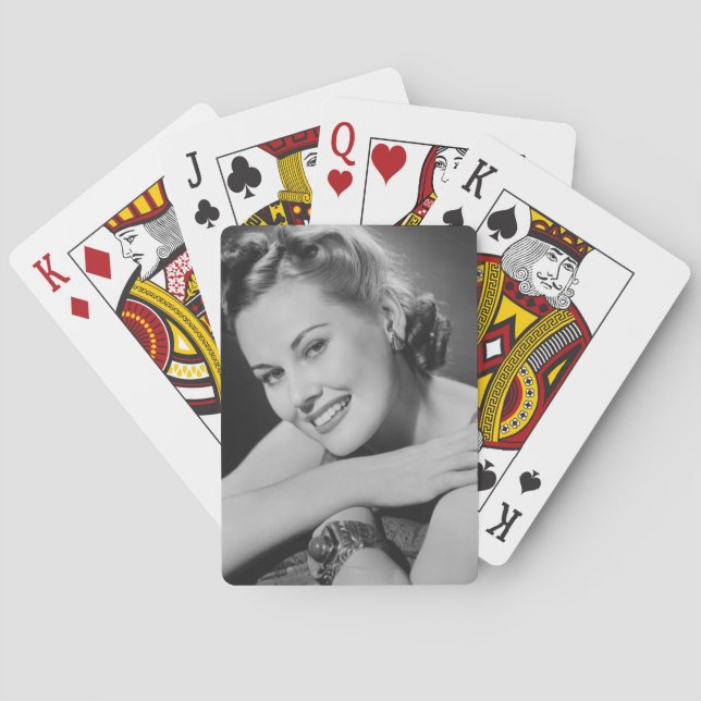 Glamorous Woman Spielkarten (Rückseite)