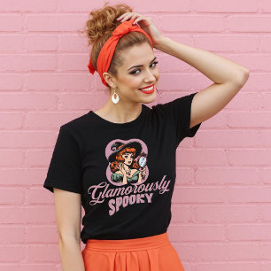 Glamorreich Spooky Retro Hexenmeister Shirt