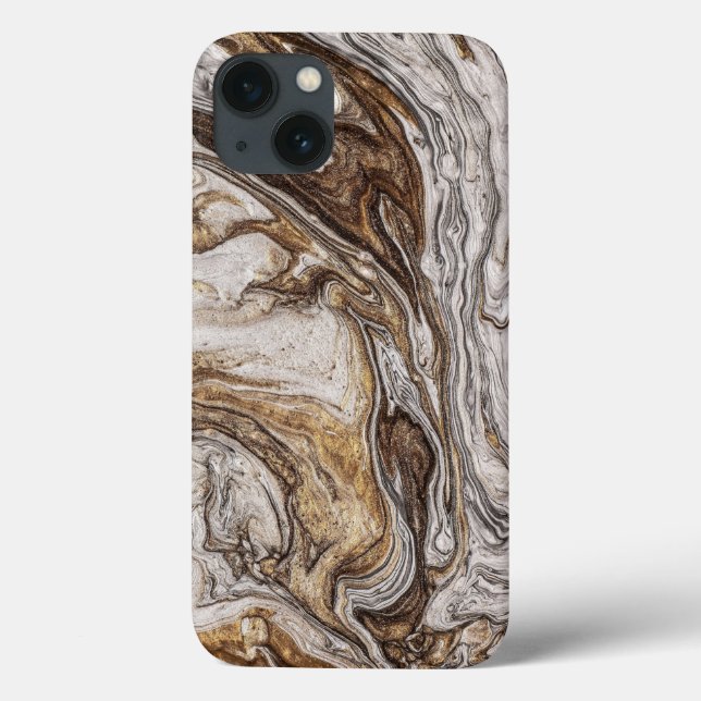 glamour 001 liquid brown colors Case-Mate iPhone hülle (Rückseite)