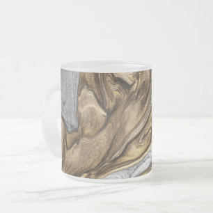 Glamour 002 flüssige Brauntöne Mattglastasse