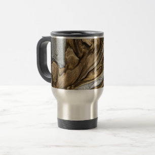 Glamour 002 flüssige Brauntöne Reißmug Reisebecher