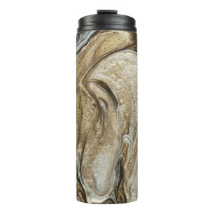 Glamour 003 flüssige braune Farben Thermosbecher