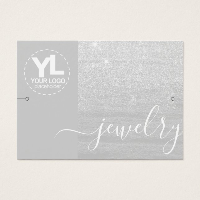 Glamour anzeigen Racelet Silver Glitzer Glam (Vorderseite)