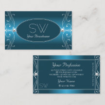 Glamour Aquamarin Blue Verziert Sparkle Jewels Mon